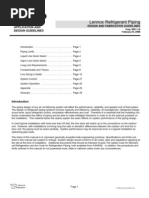 HVAC Refrigerent Piping Reference Manual