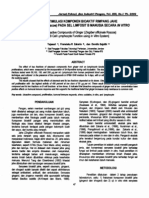 Aktivitas Stimulasi Komponen Bioaktif Rimpang Jahe Roscoe) Pada Sel Llmfosit B Manusia Secara