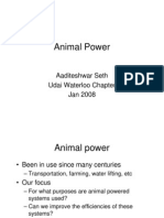 Animal Power: Aaditeshwar Seth Udai Waterloo Chapter Jan 2008