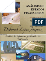 ANÁLISIS DE ESTADOS FINANCIEROS