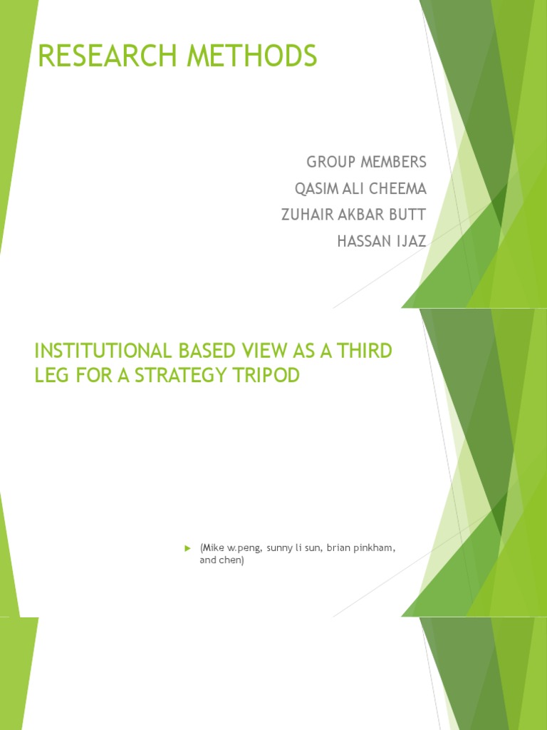 strategy tripod Strategic Management Cognitive Science
