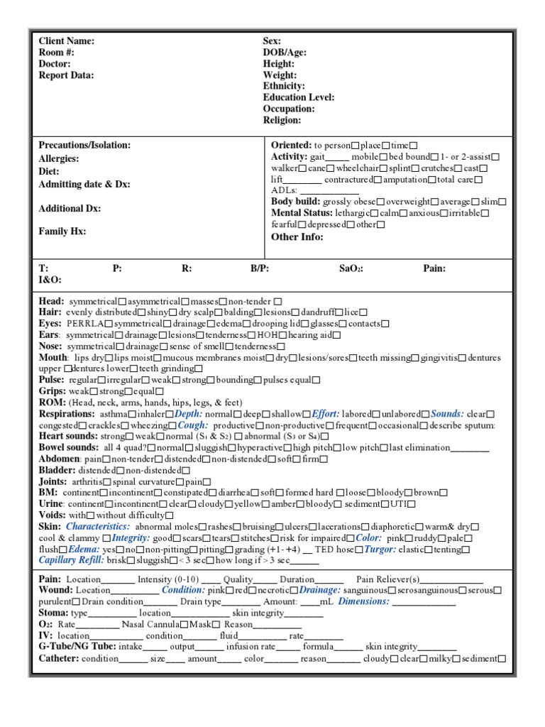 Patient Assessment Tool PDF Urinary Incontinence Health Sciences