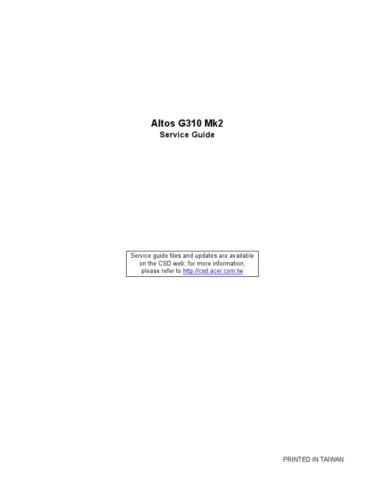 Acer Altos G320 Driver Download Acer Altos G320 Driver Download