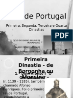 Reis de Portugal e suas dinastias