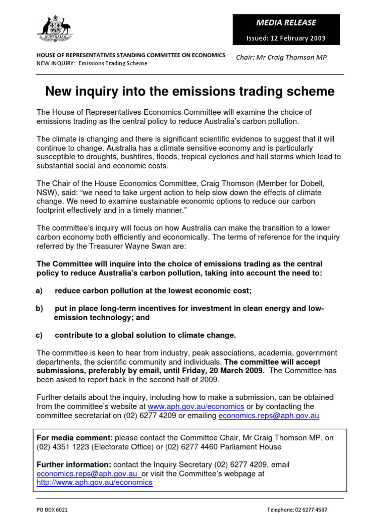 Lower Carbon Economy Both Efficiently | PDF | Emissions Trading | Low ...