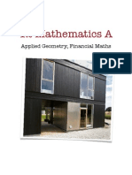 12 Mathematics A Applied Geometry Financial Maths