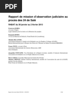 Rapport de mission d’observation judiciaire au procès des 24 de Salé