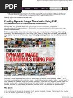 Creating Dynamic Image Thumbnails Using PHP