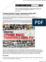 Creating Dynamic Image Thumbnails Using PHP