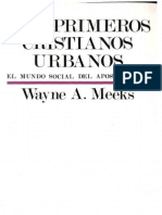 Meeks, Wayne - Los Primeros Cristianos Urbanos