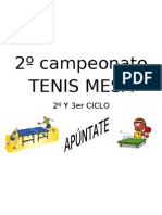 1er Campeonato TENIS MESA (Cartel)