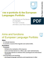 European Language Portfolio, Department of Languages, Open University