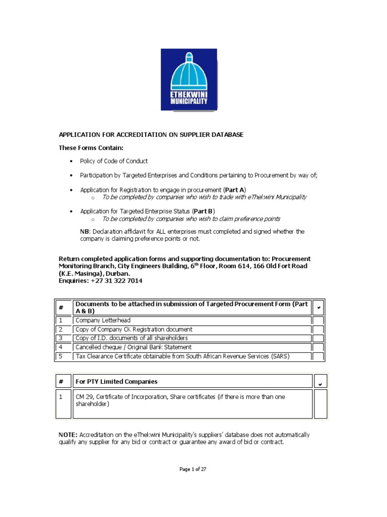 ethekwini-procurement