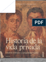 Duby Historia de La Vida Privada Tomo 1 Taurus 1987