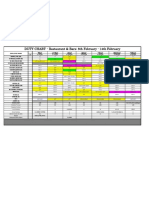 Duty Chart From 8th-14th February 2013