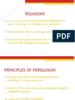 The Art of Persuasion: Principles, Functions and Evidence