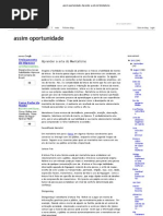 Assim Oportunidade_ Aprender a Arte Do Mentalismo