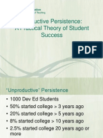 Productive Persistence: A Practical Theory of Student Success