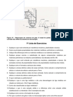 1 Lista de Exercicios