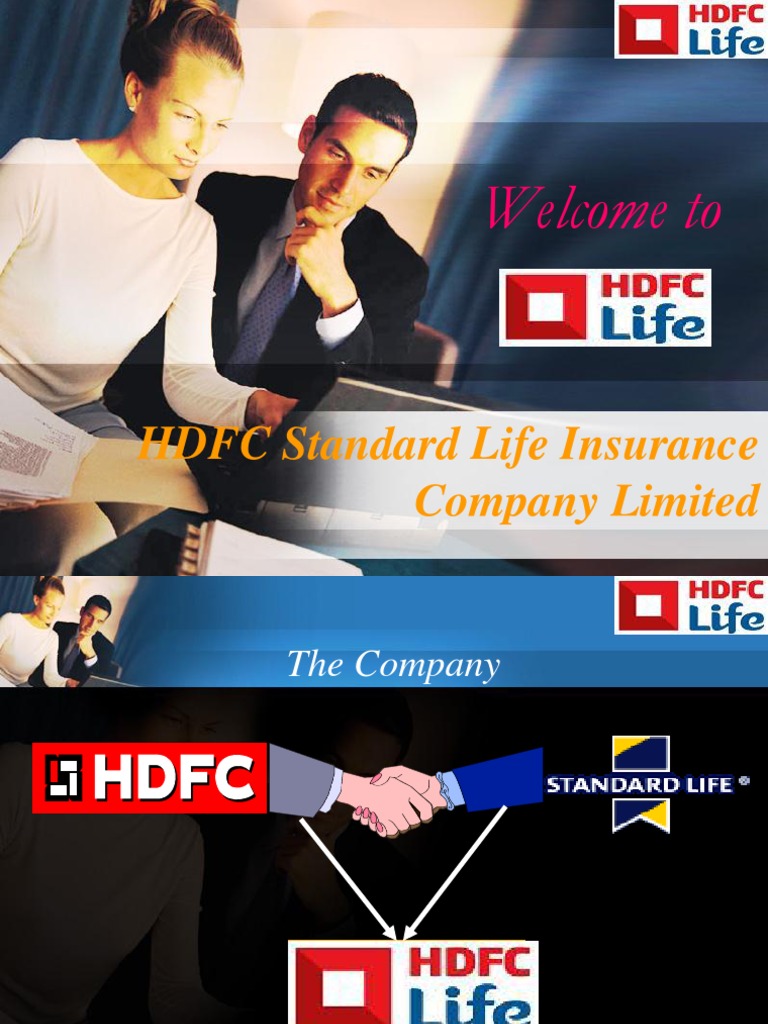 To HDFC Standard Life Insurance Company Limited PDF