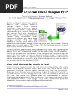 Download Membuat Laporan Excel dengan PHP AchmatimNet by Achmad Solichin SN124228854 doc pdf