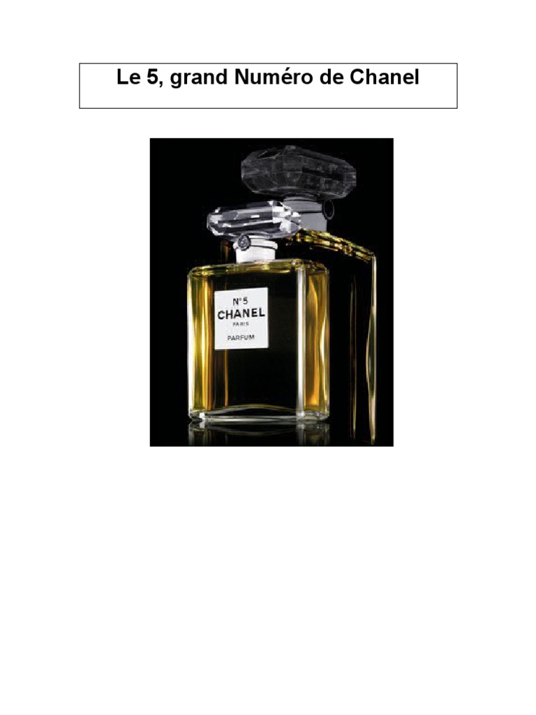 Histoire et Stratégie du Chanel N°5 | PDF | Parfum | Paris