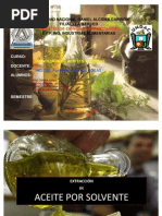 Extraccion de Aceites Por Solventes