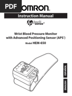 Download Omron HEM-650 Manual by Wayne S Cooper SN124237868 doc pdf