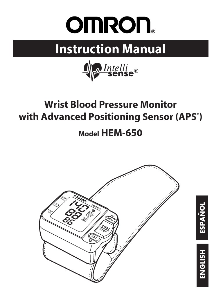 User manual Omron Complete (English - 64 pages)