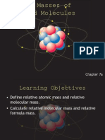 N(A) Science (Chem) Chp 7a Relative Masses of Atoms and Molecules