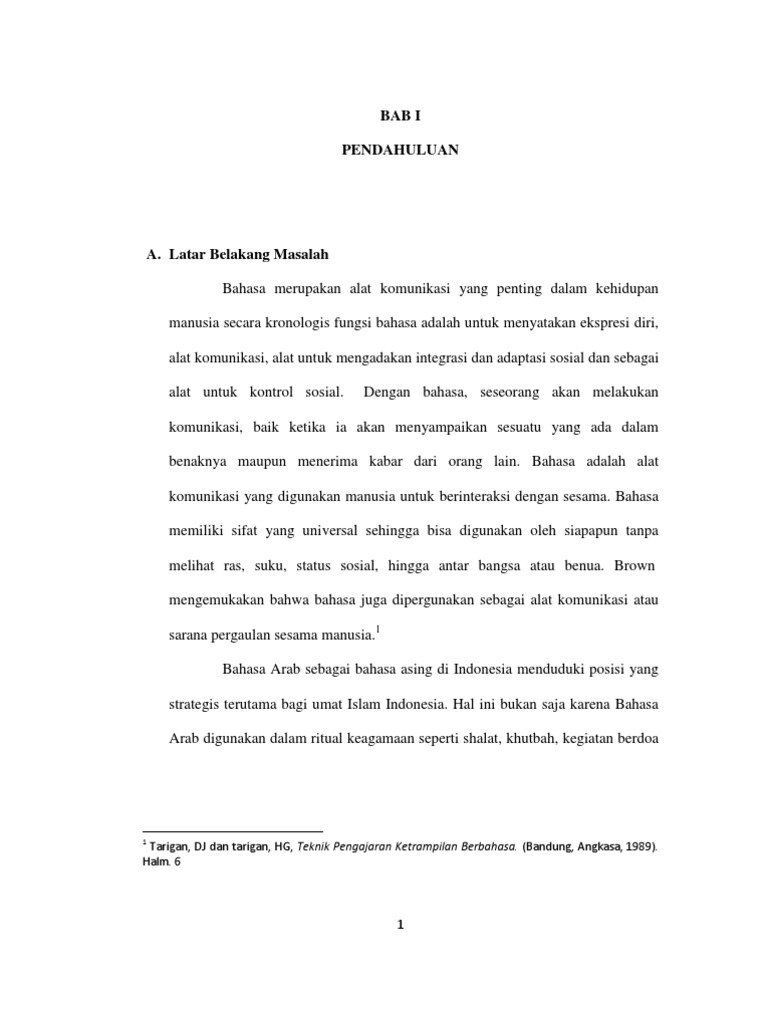 Upaya Meningkatkan Kemampuan Percakapan Bahasa Arab Menggunakan Teknik Role Play Ptk Pdf