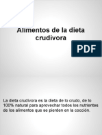 Alimentos de la dieta crudívora 