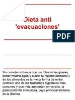 Dieta Anti 'Evacuaciones'