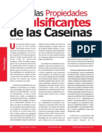 Propiedades de Las Caseinas y Del Caseinato de Sodio Cs