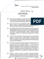 Acuerdo 444-12 Normativa Participacion Estudiantil