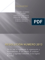 Resolución  2013