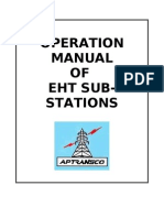Operation Manual of EHT Sub-Station