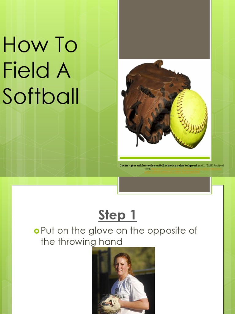 How To Field A Softball | PDF | Sports & Recreation | Science & Mathematics