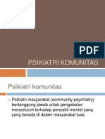 Psikiatri Komunitas