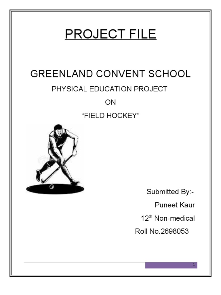 Project File Hockey Athletic Sports Sports Rules And Regulations