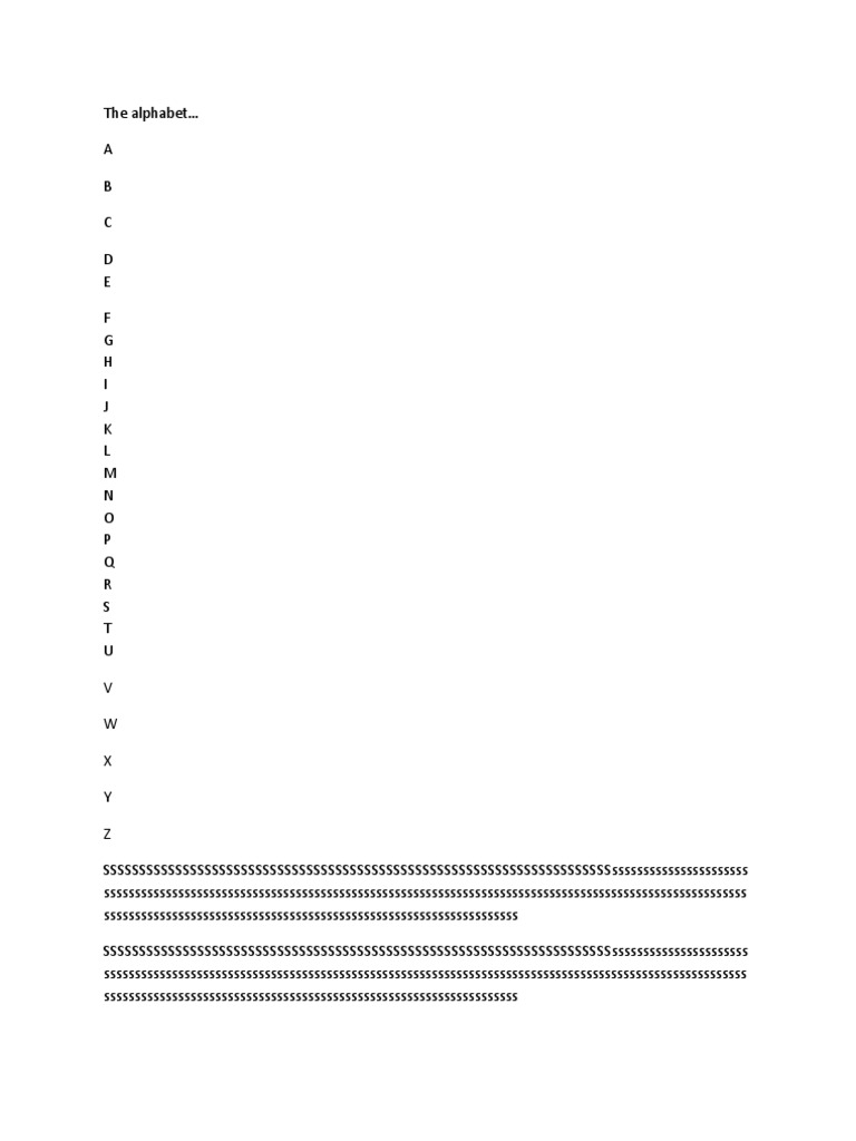The Alphabet Abc | PDF