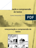 Interpretação e Compreensão de Textos