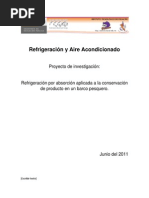 Proyecto. Refrigeracion Por Absorcion Aplicada a Barcos Pesqueros