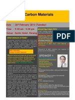  Carbon Materials Course