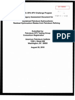 Residual Hydrocarbon Wastes Assessment