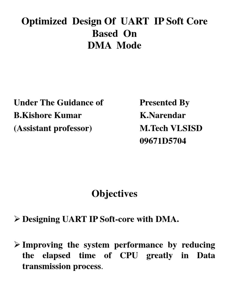 Uart Dma | PDF | Central Processing Unit | Data Transmission