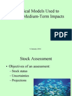 Biological Models Used To Evaluate Medium-Term Impacts: 9-January-2004