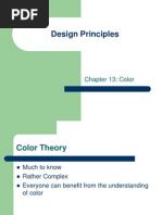 Design Principles: Chapter 13: Color