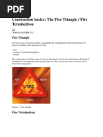 Combustion Basics: The Fire Triangle / Fire Tetrahedron