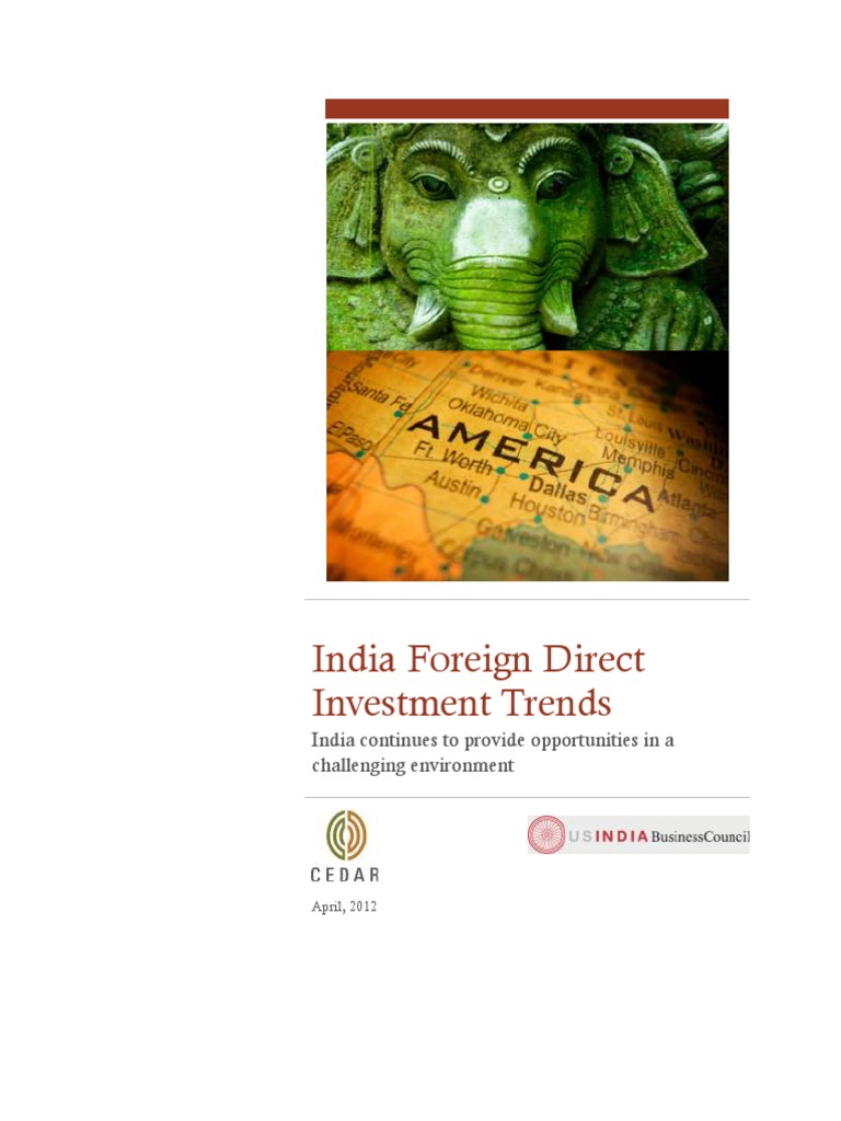 FDI - India | PDF | Foreign Direct Investment | Microfinance